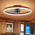volisun farmhouse ceiling fans with lights and remote,no, main product view