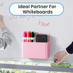 First-zgel 3 Pcs Magnetic Pen Holder, Magnetic Dry Erase Marker Holder - Image 4