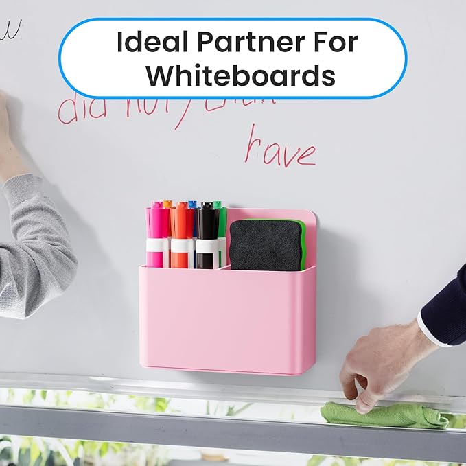 First-zgel 3 Pcs Magnetic Pen Holder, Magnetic Dry Erase Marker Holder - Image 4