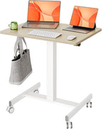 YDN Mobile Mobile Standing Desk, Adjustable Height Portable Laptop Desk by YDN