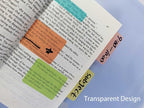 ELII 500 PCS Tabs 2 Inch Book Tabs Sticky Index Tabs, Page Markers File Tabs - Image 3