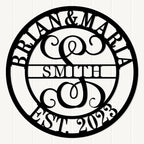 Personalized last name sign, Monogram Letter by Unknown