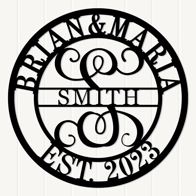 Personalized last name sign, Monogram Letter by Unknown