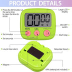 Weewooday 24 Pcs Digital Kitchen Timer Magnetic Timer Bulk On/Off Switch Minute - Image 3