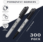 Thenshop 300 Pack Black Permanent Markers Bulk - Image 3