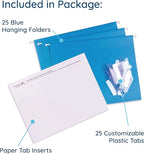 Blue Summit Supplies Hanging File Folders, 25 Reinforced Hang Folders, Designed - Image 2