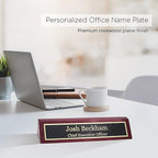Business Wood Name Plate for Desk | Custom Desk Name Plate Personalized Gift - Image 4