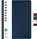 PAPERAGE Lined Spiral Journal Notebook, 160 Pages, Large B5 Hardcover Journal by PAPERAGE