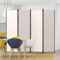 Kecreque Room Divider 4 Panel Partition Room Dividers & Folding Privacy Screens by Kecreque