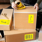 3×5 Inch Yellow Removable Thermal Labels, Waterproof Thermal Label, 240 Sheets - Image 5