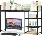 Snughome Desk Shelf, 44.9" Large Desktop Organizer Shelf, Desk Hutch by Snughome