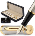 Wordsworth & Black Fountain Pen Set, Medium Nib, Includes 24 Ink Cartridges and by WordsworthBlack