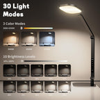 litones led desk lamp for home office, soft, close-up detail