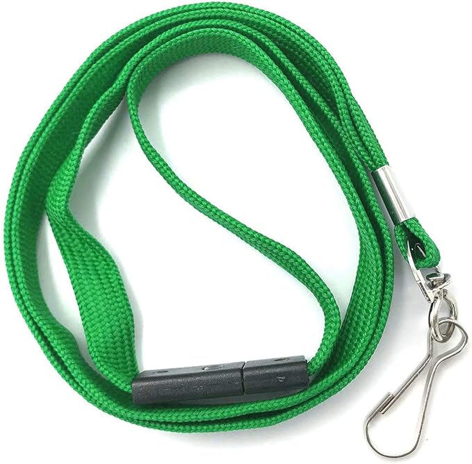 Lanyards Safety Black Lanyards Neck Flat Premium Breakaway Badge Lanyard - Image 5