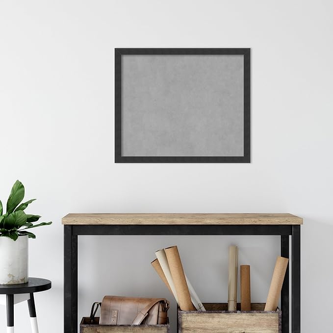 Amanti Art Black Framed Magnetic Board 22x26 Medium Vision Board - Image 5