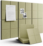 Fluxynara Large Felt Bulletin Board 36" x 24"Cork Board Alternative-6 Pack by FLUXYNARA
