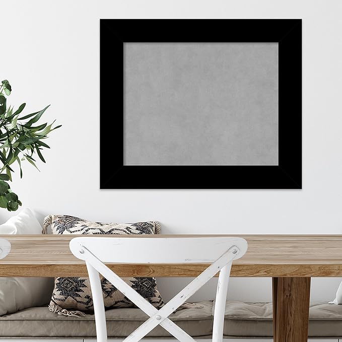 Amanti Art Black Framed Magnetic Board 21x25 Small Vision Board - Image 5