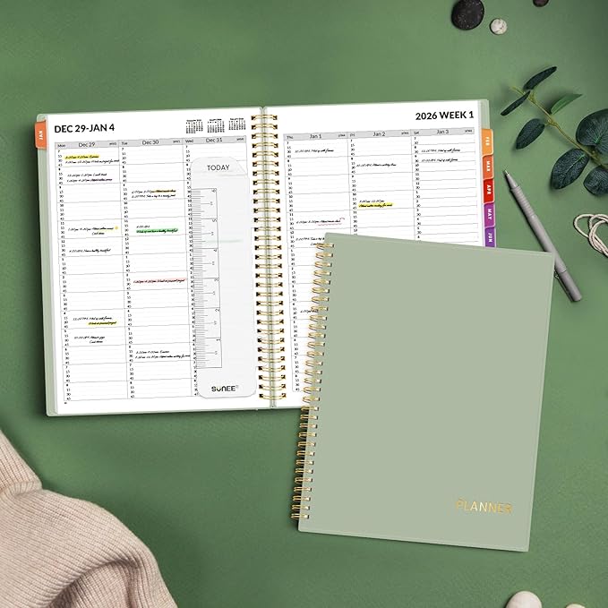 SUNEE 2026 Appointment Book, Quarter-Hourly, Weekly & Monthly - Image 7