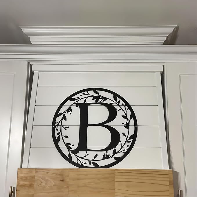Personalized Metal Name Signs, Split Letter Monogram Wall Decor, Custom Last - Image 6