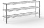 Regal Altair 14" Deep x 60" Wide x 27" Height Wire Shelving Kit | 3-Tier | NSF by Regal+Altair