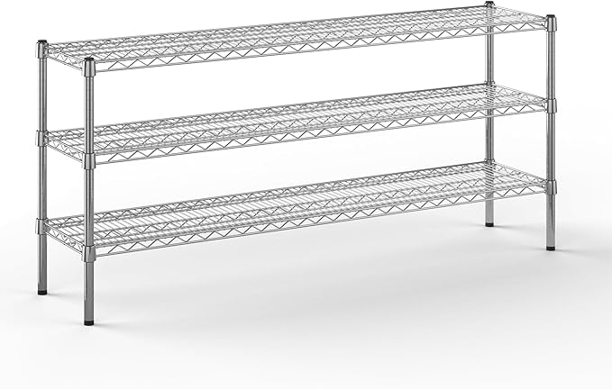 Regal Altair 14" Deep x 60" Wide x 27" Height Wire Shelving Kit | 3-Tier | NSF by Regal+Altair