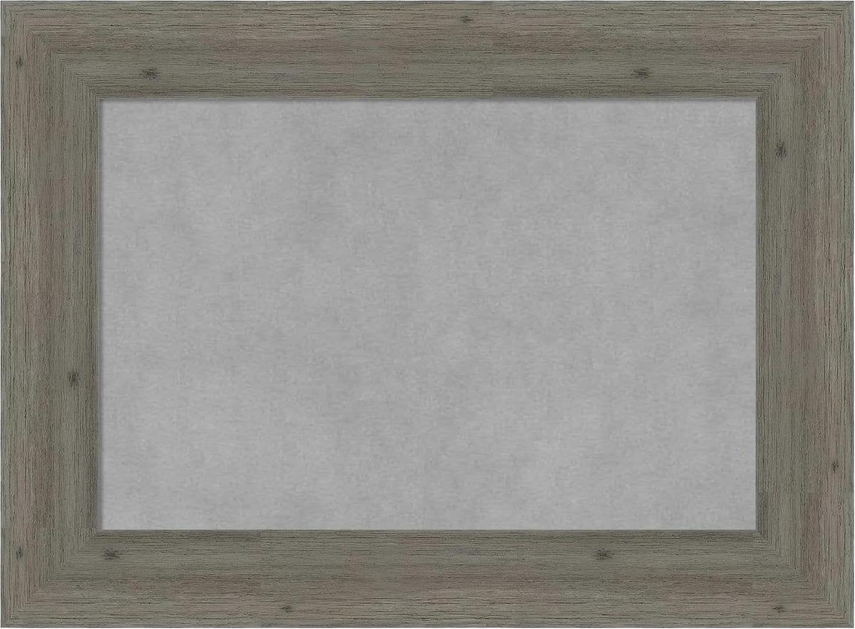 Amanti Art Grey Framed Magnetic Board 17x23 Small Vision Board