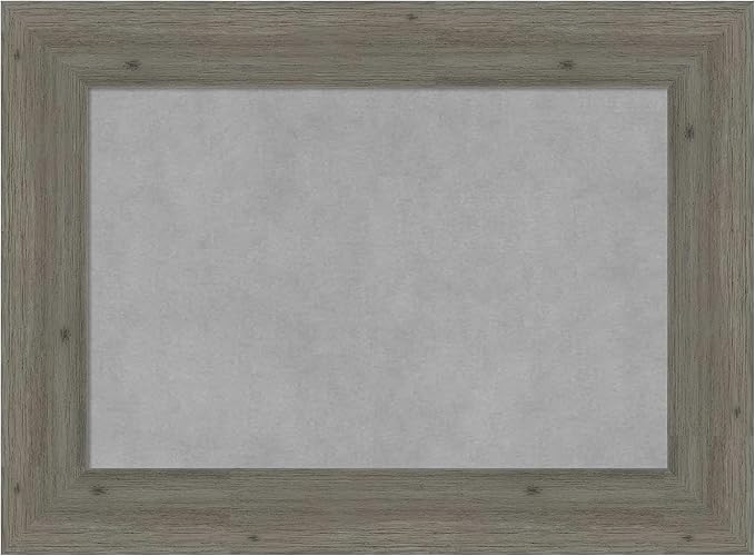 Amanti Art Grey Framed Magnetic Board 17x23 Small Vision Board by AmantiArt
