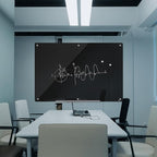 TOWON 6 x 4ft Glass Whiteboard Wall, Big Glass Dry Erase Board - Image 3