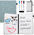AGM Portable White Board Dry Erase Notebook, Small Travel Dry Erase Board by AGM