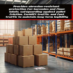 Janlaugh 50 Pcs Industrial Clear Label Protectors 10 x 6 Inch Waterproof Clear - Image 3