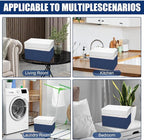 Bagnizer Large 22 Quart Linen Fabric Foldable Storage Bin Cube Organizer Basket - Image 7