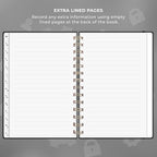 Clever Fox Password Book Spiral – Internet Address & Password Organizer - Image 6