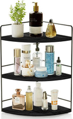 ZGO 3-Tier Bathroom Organizer Countertop, Corner Bathroom Counter Organizer by ZGO