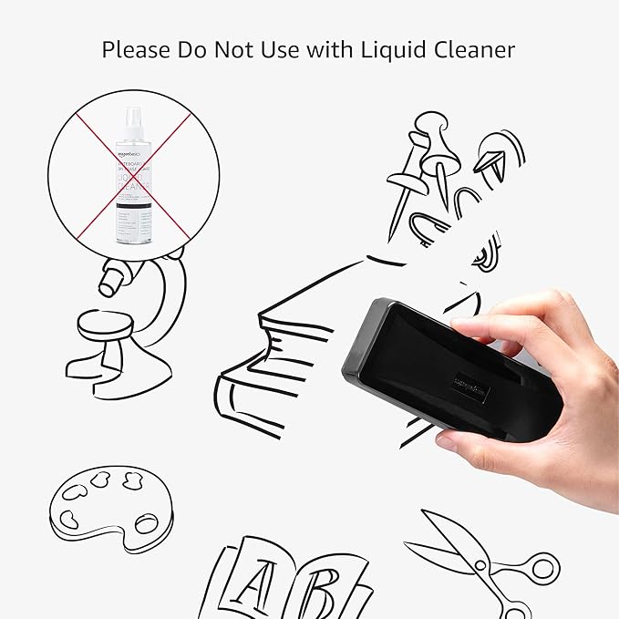 Amazon Basics Dry-Erase Whiteboard Eraser, - Image 4