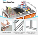GLACER 10 Drawer Rolling Cart, Storage Cart - Image 5