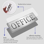 The Office Door Sign for Home and Business，Self-Adhesive Waterproof and - Image 3