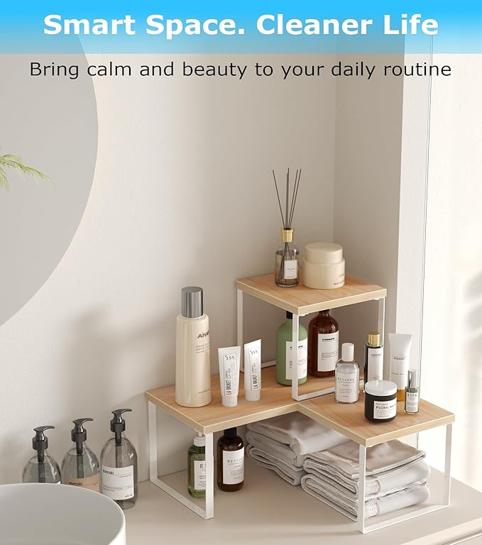 Aothia Wood Desktop Shelf for Top of Desk - Image 7