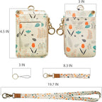 bolimoss Wallet Lanyard for id Badges, Lanyard Wallet for Women, Fashion Badge - Image 2