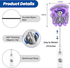 It's Probably Fine Funny Cowboy Skeleton Nurse Badge Reel, Cute Radiology X-ray - Image 2