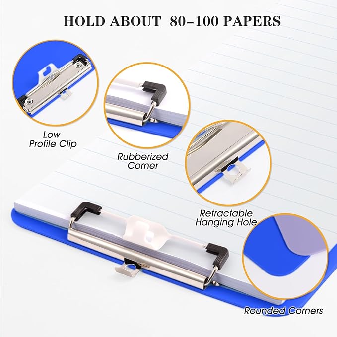 TFDLCG zm Blue Plastic Clipboard - Image 5