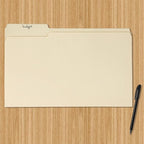 Amazon Basics Sturdy Manila File Folders, 1/3 Tabs in Assorted Positions - Image 5