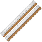 Metal Ruler with Cork Backing, 18 Inch Stainless Steel Rulers 18 Inch Metal by Unknown