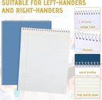 Maitys 6 Pcs Legal Pad Steno Spiral Notebook 8.5" x 11" Top Bound Spiral Pads - Image 3