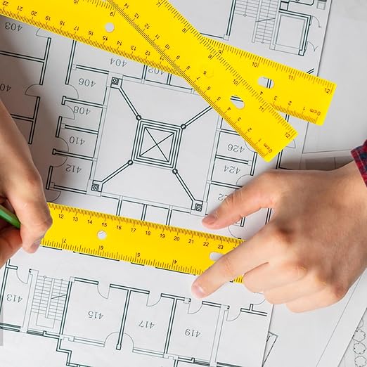 200 Pack 12 Inch Plastic Rulers Bulk, - Image 5