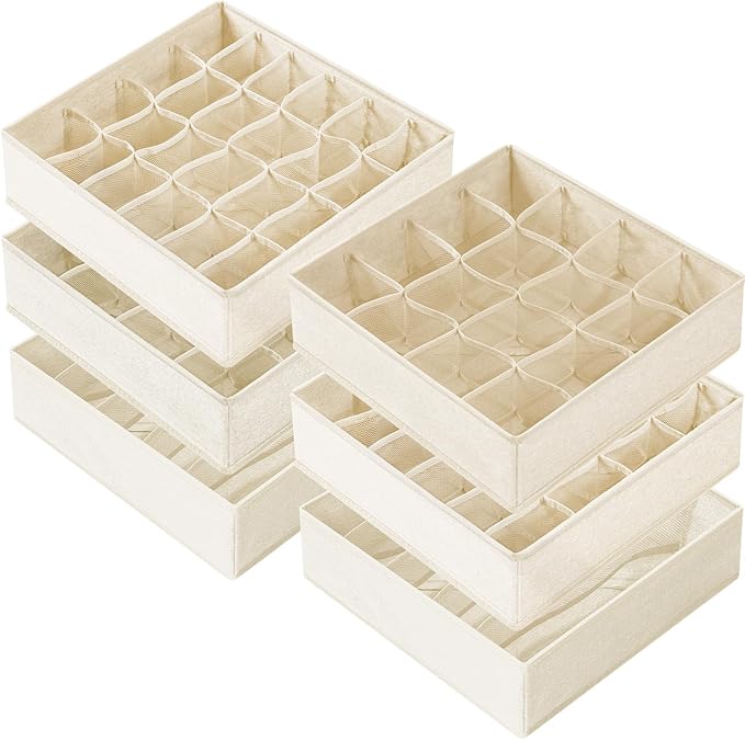 Criusia 6 Pcs Drawer Organizer Clothes by Criusia
