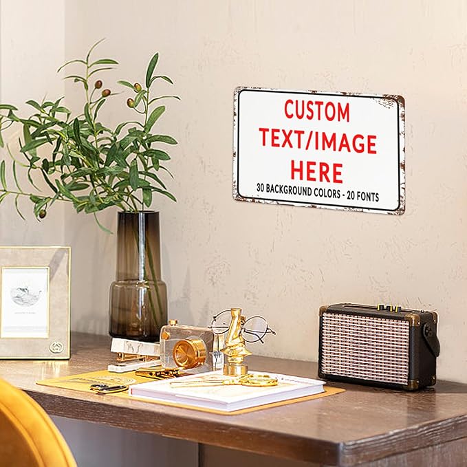 Custom Sign Personalized Custom Metal Sign, Customize - Image 4