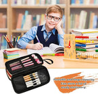 BOENLE Dog German Shepherd American Flag Pencil Case Box Boys Girls Large - Image 7