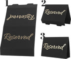 20 Pack Black Reserved Table Sign - Image 4