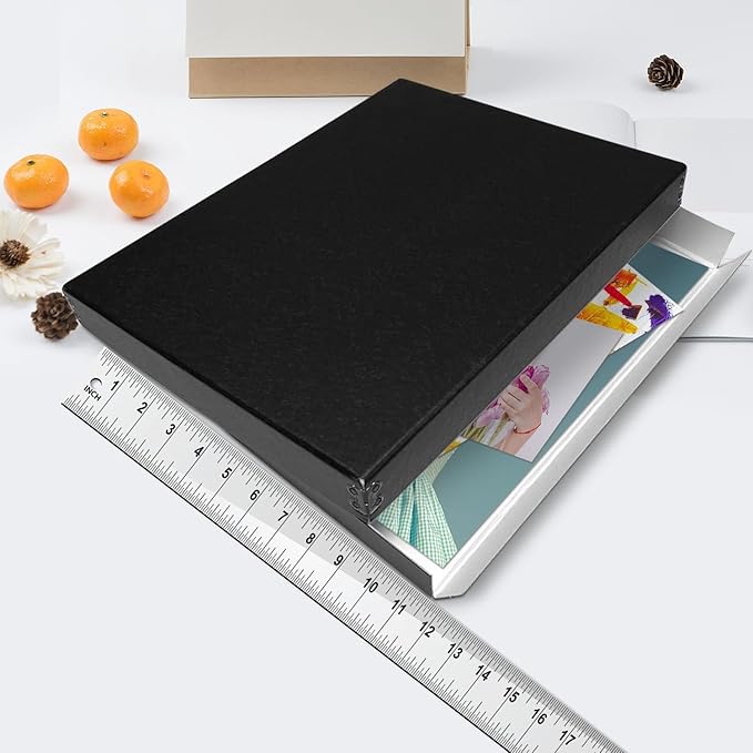 Lineco Museum Archival Storage Box, 11.75x15.25x1.5 in. Drop Front Design. - Image 4