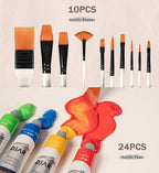 DJAR 49 pcs Acrylic Art Set - Image 3